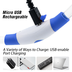 Kalung anjing silikon LED, lampu malam untuk anjing, Kalung keamanan anjing, lampu anak anjing bersinar bisa diisi ulang, kerah kucing - Product Image 6