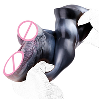 GEEBA Neue Tier-Monster-Masturbationshülle Männlich Dualer Masturbations-Sextoy Miss Zebra Masturbations-Fantasy-Sextoys