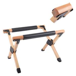 Chaise pliante en bois à dossier haut personnalisée, design rustique en bois massif, pour le camping, les voyages et l'utilisation en jardin, chaise d'extérieur pliable. - Product Image 1