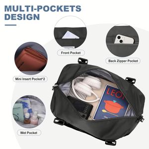 Sac de voyage léger avec poche étanche pour la gym, les sports, les séjours d'une nuit ou de week-end - Product Image 4