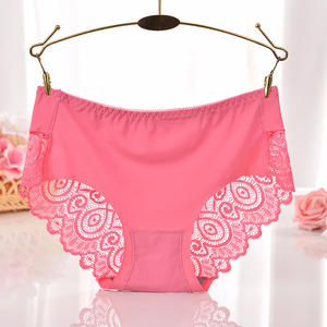 批发女士性感无痕内衣蕾丝无缝内裤女士内衣 - Product Image 4