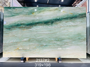 Natural Brazil Gaya Green Quartzite Polished Big Slab Quartzite Countertop <b>Table</b> Top Marble Wall Flooring - Product Image 4
