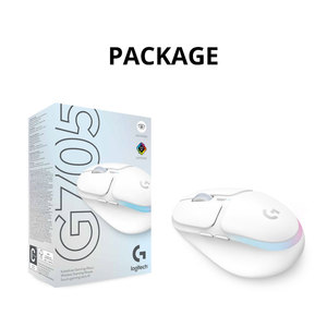Souris de jeu sans fil G705, éclairage RGB Lightsync personnalisable, légère pour les mains plus petites, souris G705 - Product Image 6