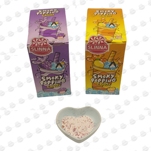 Caramelos Explosivos Ahumados al por Mayor, Sabor Limón y Uva, Halal, Saludables, Bocadillo Efervescente, Caramelos Saltarines Ahumados, Dulces, Juguete de Caramelos para Niños - Product Image 6