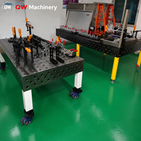 Table de soudage flexible 3D nitrurée, plateforme de fixation D16 D28 avec accessoires de serrage complets pour la fabrication métallique