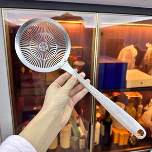 Colador de titanio puro con mango largo y grueso para fideos, ideal para restaurantes de hot pot y autoservicio, duradero, fabricado en Jieyang. - Product Image 4