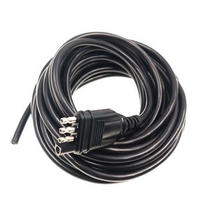 4 Pin <b>Trailer</b> Plug 5 Ft Us Standard Connector For <b>Trailer</b> Wiring Harness - Product Image 1