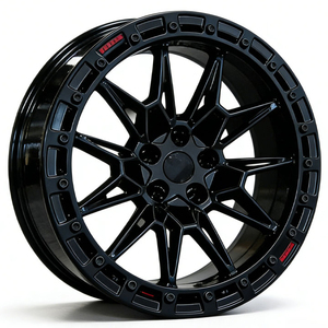 Jantes en alliage d'aluminium forgées sur mesure, 18-24 pouces, avec anneaux de blocage des roues arrière, 5*114.3, adaptées aux jantes Ford Mustang - Product Image 1