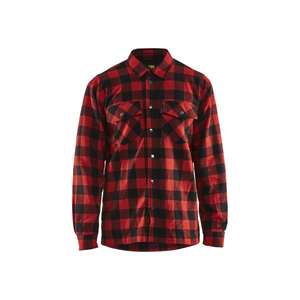 BLAKLADER - 322511315699XXL Camisa de franela forrada Rojo/Negro-EAN 7330509414095 CAMISAS DE TRABAJO - Product Image 1