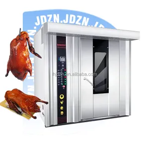 Electric Gas Diesel Stainless Steel Rotary Baking Oven Roast Baking Rotary Rack Oven