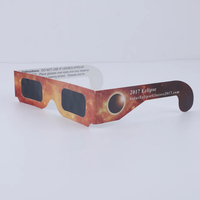 Lunettes d'éclipse solaire en papier avec Logo personnalisé et certification CE /ISO