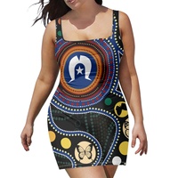 Robes moulantes personnalisées pour femmes, design tribal des îles de la Sonde, style africain, grandes tailles, faible MOQ, vente en gros