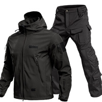 Veste tactique 3 en 1 pour homme, doublée de polaire, épaisse, chaude, imperméable, coupe-vent, pour la randonnée, la chasse, les activités de plein air, taille plus