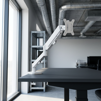 Soporte de Escritorio para Monitor con Resorte de Gas, Acero Resistente, 17-32 Pulgadas, VESA 100x100, Ergonómico, para Oficina, OEM, ODM, AUKI