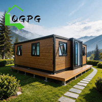 Maisons conteneurs économiques à 2 chambres, maisons préfabriquées portables, mini-maisons, maison préfabriquée modulaire, restaurant conteneur de luxe