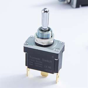 TOOWEI Venta al por mayor 3Pos 3Pin On Off On Toggle Switch para camiones hormigoneras - Product Image 1