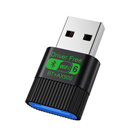 Adaptateur USB WiFi6 Bluetooth5.4 AX900 900 Mbps Double Bande 2-en-1 Antenne Intégrée en Stock pour PC Portable