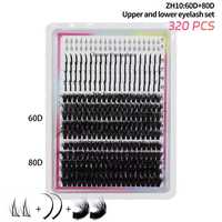 Extensions de cils pré-faites en forme de W, floraison automatique 2D 3D 4D 5D, cils individuels naturels Yy, vente en gros