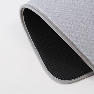 Tapete de Secado Rápido para Cocina, Diseño Simple con Patrón a Cuadros, Microfibra Tejida Desechable para Uso Doméstico - Product Image 3