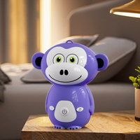 Vente en gros OEM Singe Forme 6 sons audio apaisants Matériau ABS Aide au sommeil pour bébé Machine à bruit blanc pour la maison Voyage