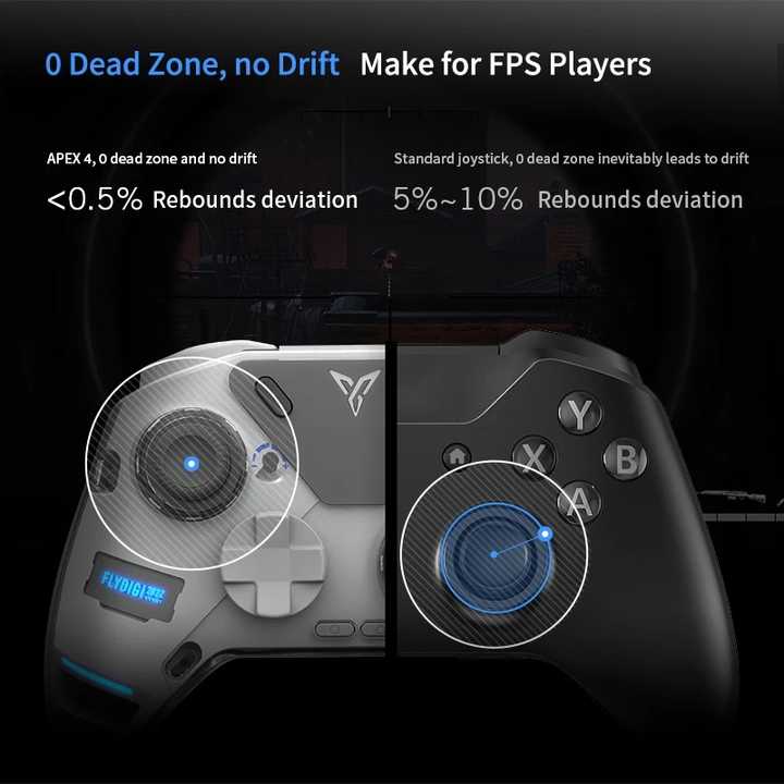 APEX 4 Gaming Controller Wireless Elite Force Feedback Trigger 