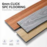 6mm Wasserdichter Feuerfester Klick-Vinylboden AC4 Holzoptik Starrer Kern Vinylplanken mit IXPE für Supermärkte und Fitnesscenter