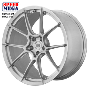 Lightweight Forged Aluminium Alloy <b>Wheels</b> 18-22 Inch Grey Multi <b>Spoke</b> Monoblock Rims for Golf GTI Audi RS3 for 3 - Product Image 1