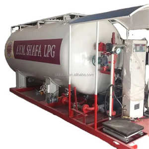 Patín de llenado de GLP 5T 10 t para camión con dispensador ASME estándar 10 <span class=keywords><strong>toneladas</strong></span> 20 Cbm patín de tanque de carga de GLP para Nigeria - Product Image 1
