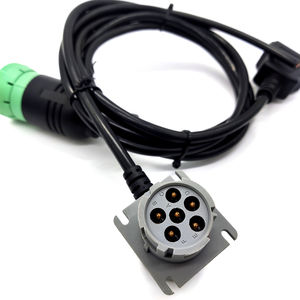 J1939 type 2插头至OBD2插座和J1708 T ELD电缆全球定位系统跟踪器重型卡车电缆发动机通用分析仪 - Product Image 6