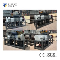 Tianyu TSS600 Máquina trituradora pequeña de doble eje para cajas de cartón de desecho Libros de cartón
