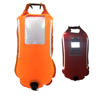 Bouée de natation en Nylon PVC de couleur vive 28L 35L, pour piscine de plage, natation en eau libre