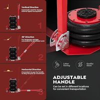 Cric de Levage Pneumatique Mobile Haute Qualité 3 Tonnes à Air pour Voiture