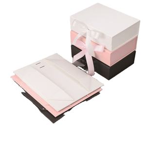 Großhandel Faltbare Weiße Kartonschachteln für Fliegen Geschenkboxen Einfarbig mit Individuellem Logo - Product Image 6