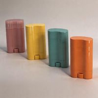 Nouveau design 2026 – Contenant rechargeable en plastique de 60g (2,03oz) pour déodorant et stick solaire, idéal pour l'emballage de produits de soin.