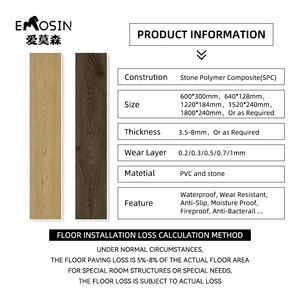 Revêtement de sol en vinyle, dalles de sol en vinyle, revêtement de sol en <span class=keywords><strong>bois</strong></span>, planches en plastique emboîtables, feuilles de sol en PVC de luxe, revêtement de sol SPC à clipser, imitation <span class=keywords><strong>bois</strong></span> - Product Image 5