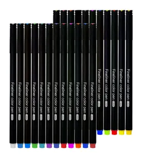 Planificateur de Journal marqueurs à pointe Fine colorés stylos de dessin stylo Fineliner poreux