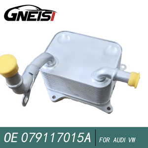 Refroidisseur d'huile pour <span class=keywords><strong>Audi</strong></span> RS4 A5 <span class=keywords><strong>S5</strong></span> RS5 A6 S6 A6L A8 S8 Q7 Volkswagen Touareg  Numéros de pièces 079117015A 079117015P - Product Image 3