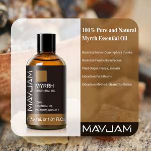 MAYJAM-extracto <span class=keywords><strong>de</strong></span> plantas OEM <span class=keywords><strong>de</strong></span> marca privada, <span class=keywords><strong>aceite</strong></span> esencial <span class=keywords><strong>de</strong></span> mirrh para difusor <span class=keywords><strong>de</strong></span> Aroma, 30ML - Product Image 2
