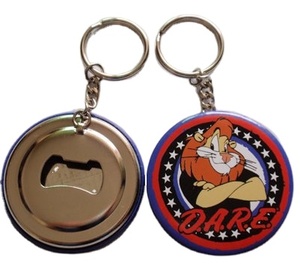 Nhà Máy Bán Buôn Biểu Tượng Tùy Chỉnh In Pins Kim Loại Món Quà Thủ Công Chai Bia Có Thể Mở Nút Huy Hiệu Keychain Vòng Huy Hiệu - Product Image 3