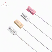 Asialock A-225 1,8mm Sechskant-O-Ring-Kabelplomben aus PP-Kunststoff und Kohlenstoffstahl für sichere Verpackung und Lagerung von Hochwertigkeiten