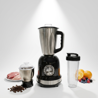 Nuevo Diseño 3 en 1: Procesador de Alimentos, Licuadora y Exprimidor de Acero Inoxidable con Motor de 850W y 3 Velocidades para Uso Doméstico y Hotelero
