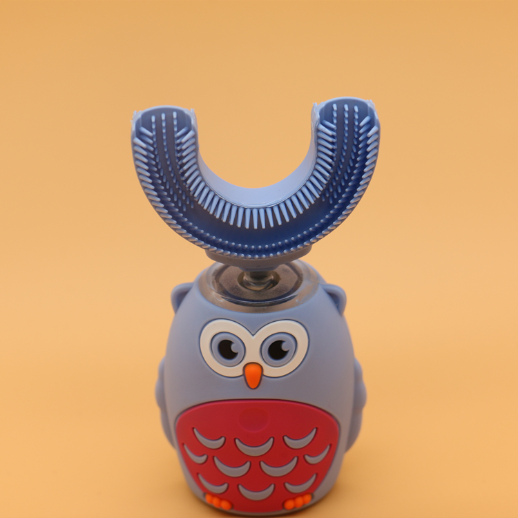 Электрическая отбеливающая зубная щетка с музыкой зубная щетка 360 градусов u-образная зубная щетка