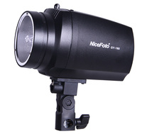 GY-180 180W NiceFoto Mini lampu kilat Studio GN46 peralatan fotografi studio foto