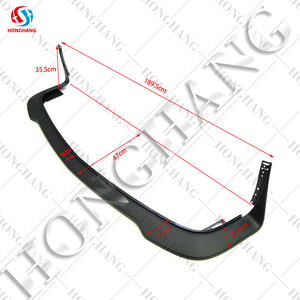 Chaoshenghang gros lèvres avant brillant noir pare-chocs avant séparateur de lèvre pour Dodge <span class=keywords><strong>Challenger</strong></span> <span class=keywords><strong>SRT</strong></span> 2012 <span class=keywords><strong>2013</strong></span> 2014 2015 2016 - Product Image 2