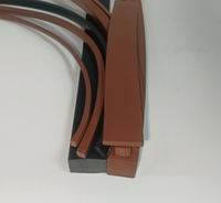 Bande de caoutchouc carrée FKM 4*20mm de haute qualité, personnalisée, service de découpe en stock pour l'industrie chimique, marque QQR, CN/HEB