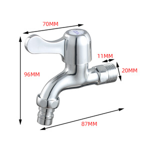 Grifo de lavabo Crane Crown con boquilla de malla de 80 láminas, mango plano, práctico para uso en interiores y exteriores - Product Image 5