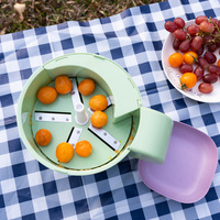 Draagbare automatische elektrische fruit- en druivenpeller, elektrische knoflookpeller, multifunctionele automatische fruit- en groentepeller