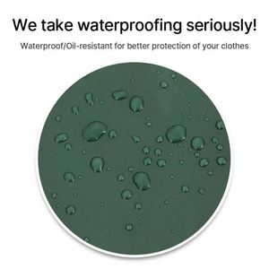 Waterproof <b>Kitchen</b> <b>Apron</b> PVC Coated Cooking Bib Anti-Oil Printed Adult Unisex Home Chef <b>Apron</b> - Product Image 4