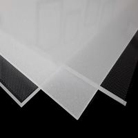 Feuille de diffusion de lumière PMMA givrée opale de 1 mm et 1,5 mm pour panneaux d'éclairage LED