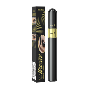 Pestañas Postizas 2 en 1, Fibra de Seda 4D, Rímel Negro, Resistente al Agua, Alargador de Pestañas, Volumen Express - Product Image 1